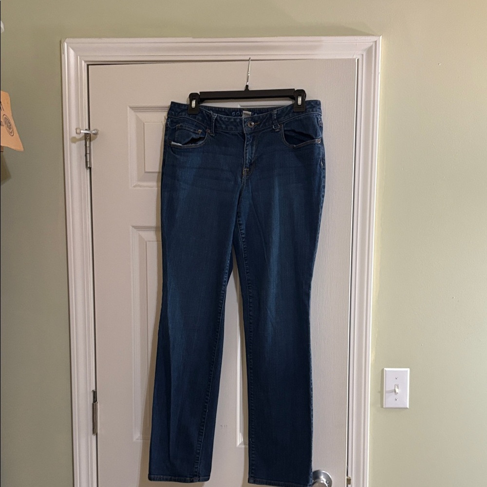 Sonoma Classic Blue Women's Jeans Mid Rise, Straight. Size 10